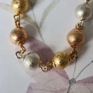 PULSEIRA BOLINHA FOSCA 3 TONS DE BANHO