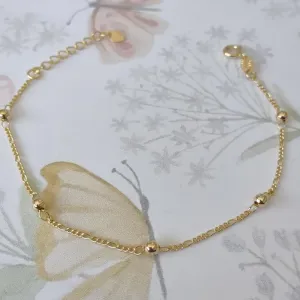 PULSEIRA DOURADA BOLINHAS