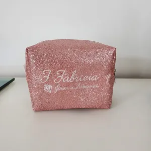 NECESSAIRE ROSA GLITER FFABRICIA SEMIJOIAS