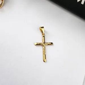 PINGENTE CRUCIFIXO DOURADO