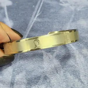 BRACELETE AÇO NOSSA SENHORA