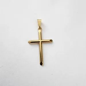 PINGENTE CRUCIFIXO DOURADO