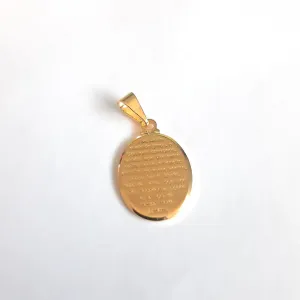 PINGENTE DOURADO AVE MARIA 1,5CM