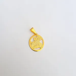 PINGENTE DOURADO SÃO JORGE 1,5CM