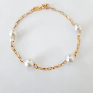 PULSEIRA DOURADA PÉROLA