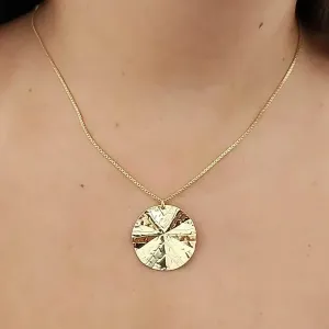 COLAR MANDALA DOURADO