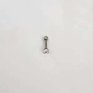 BRINCO PIERCING AÇO INOX ZIRCÔNIA CRISTAL