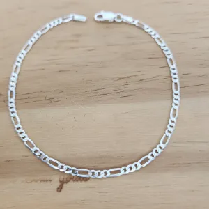 PULSEIRA TRÊS POR UM PRATA 925 - MASCULINO