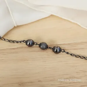 PULSEIRA RÓDIO NEGRO BOLAS