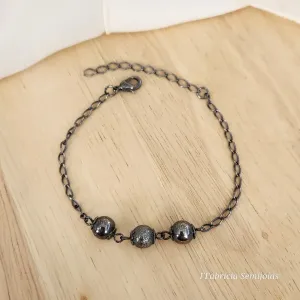 PULSEIRA RÓDIO NEGRO BOLAS