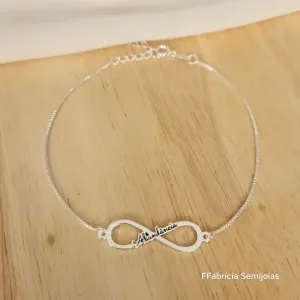 PULSEIRA COM PINGENTE MANDALA INFINITO ABUNDÂNCIA