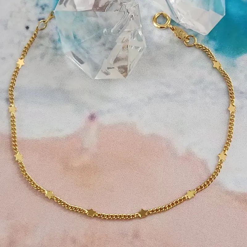 PULSEIRA DOURADA ESTRELA