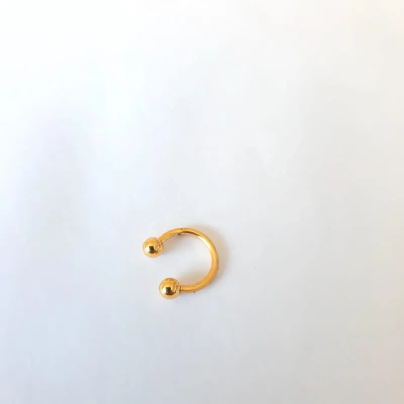 PIERCING AÇO DOURADO