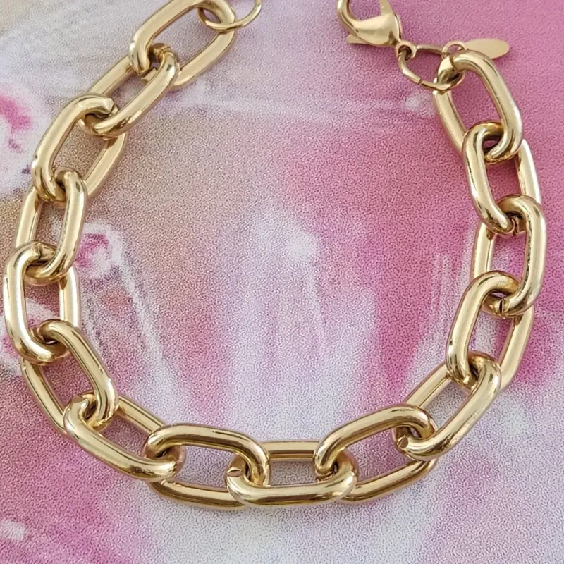 PULSEIRA DOURADA ELOS