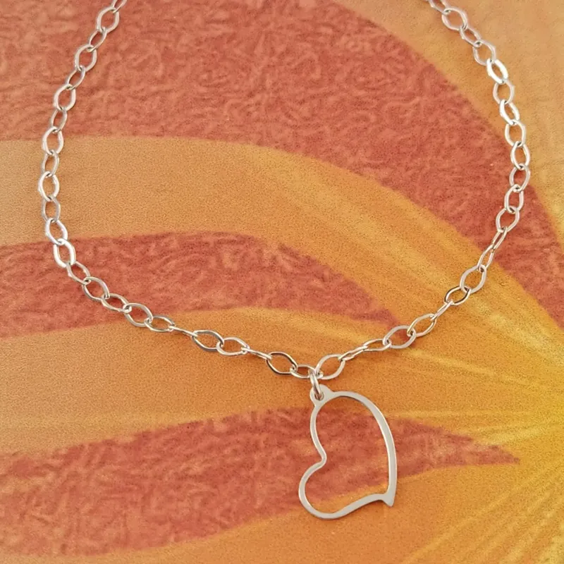 PULSEIRA PRATA 925 CORAÇÃO