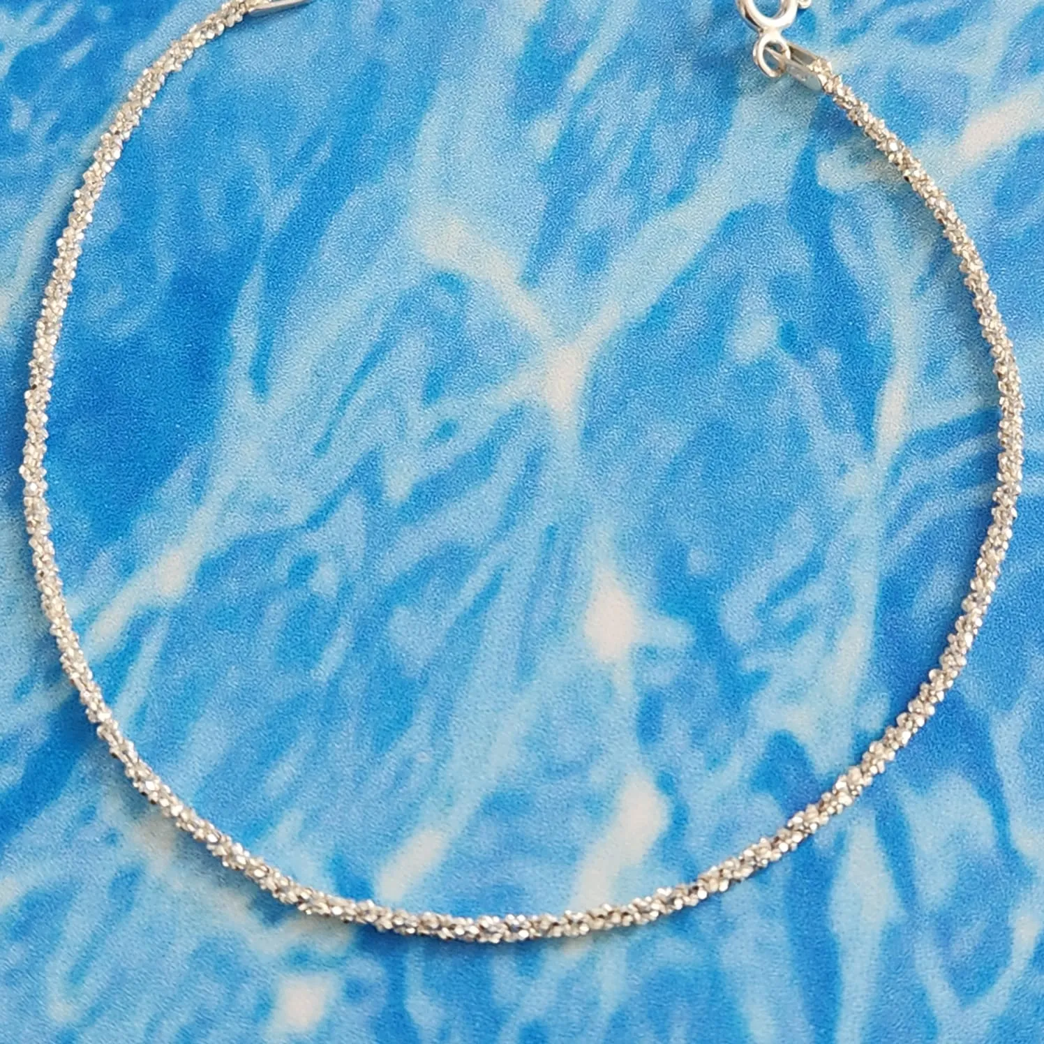 PULSEIRA PRATA 925 TRABALHADA COM BRILHOS