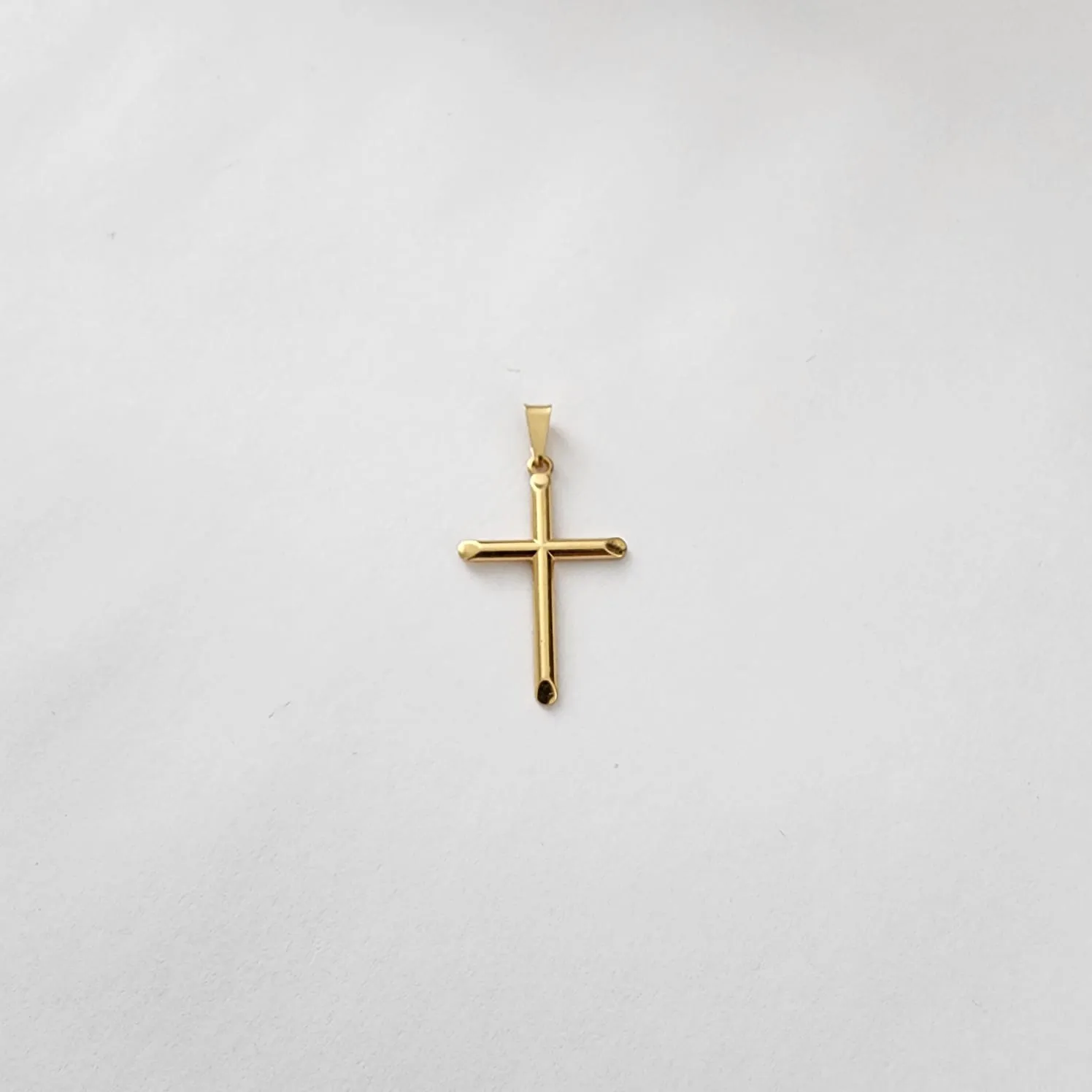 PINGENTE CRUCIFIXO DOURADO