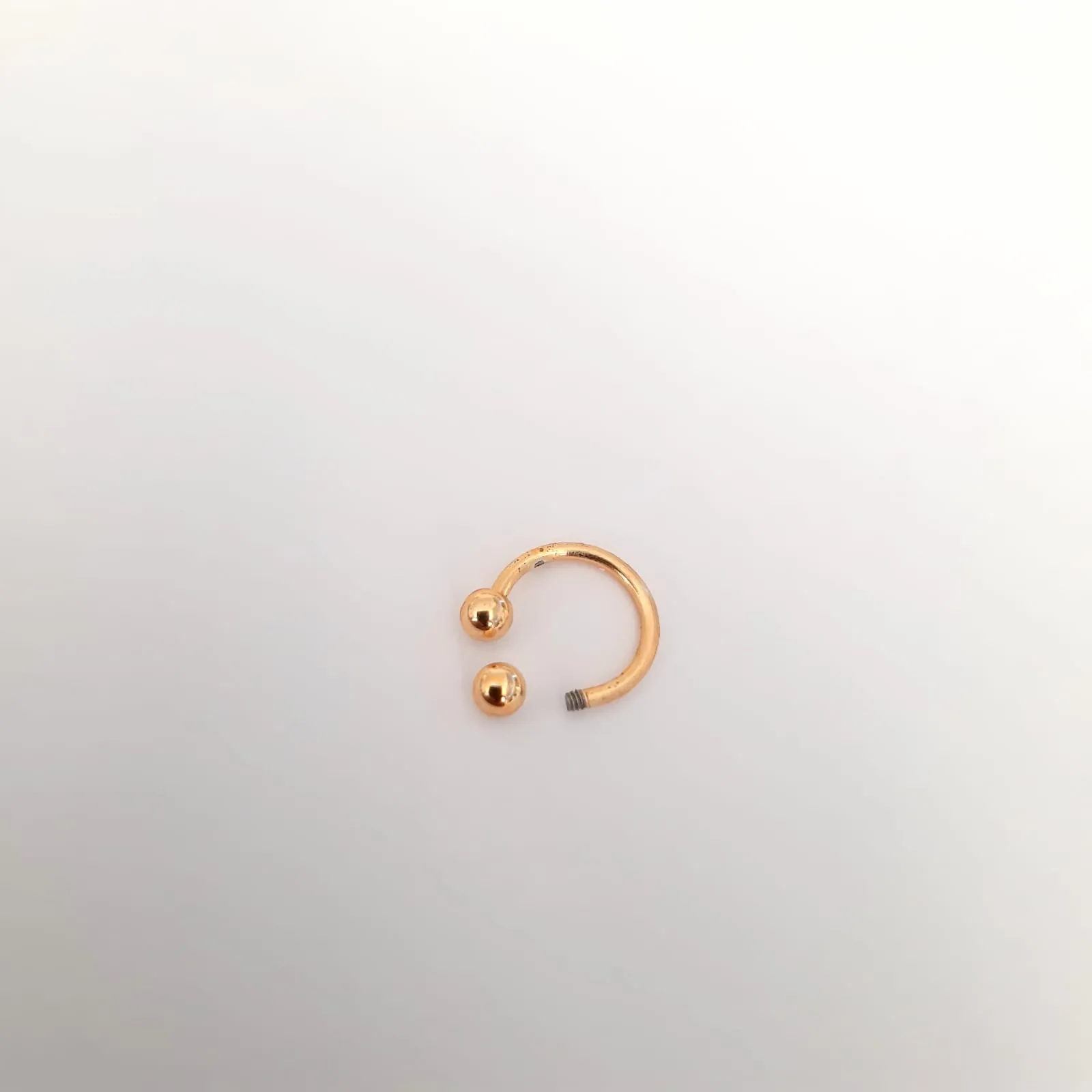 PIERCING AÇO DOURADO