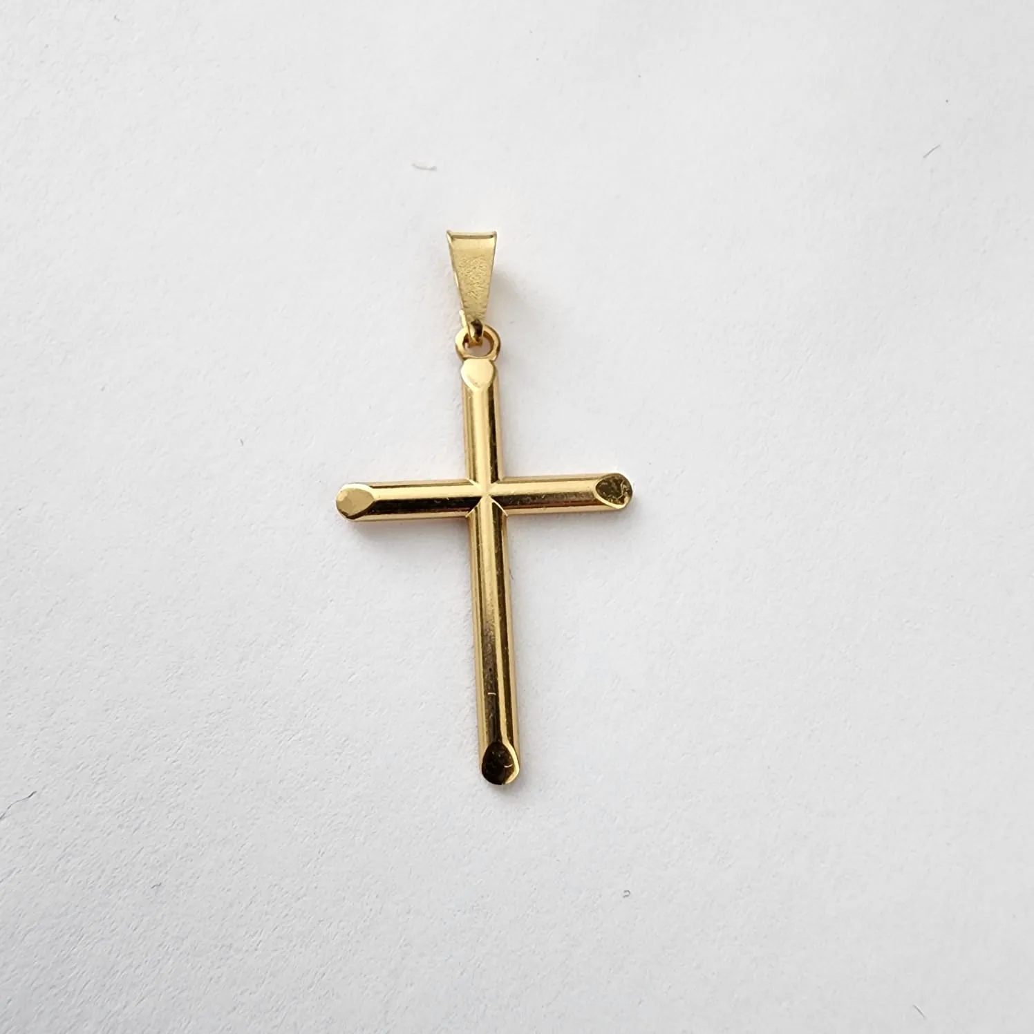 PINGENTE CRUCIFIXO DOURADO