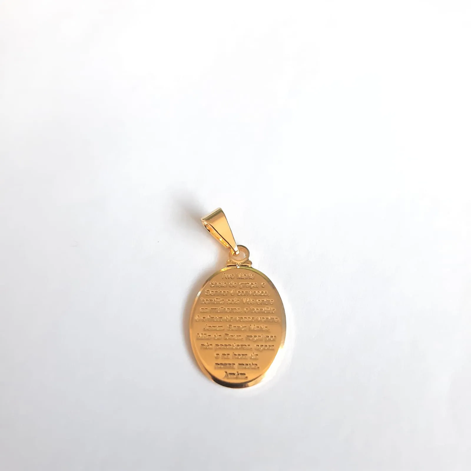 PINGENTE DOURADO AVE MARIA 1,5CM