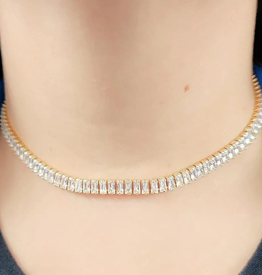 COLAR CHOKER DOURADO NAVETES CRISTAL