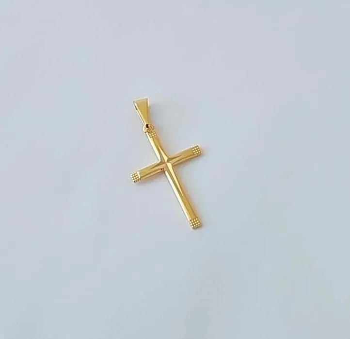 PINGENTE DOURADO CRUZ 4CM