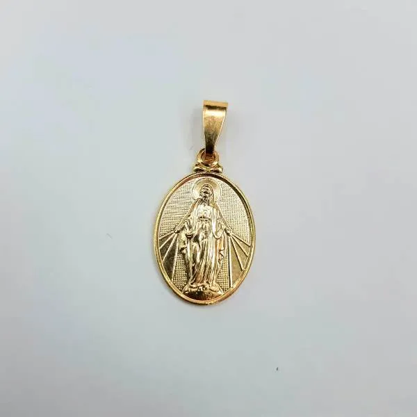 PINGENTE DOURADO NOSSA SENHORA DAS GRAÇAS