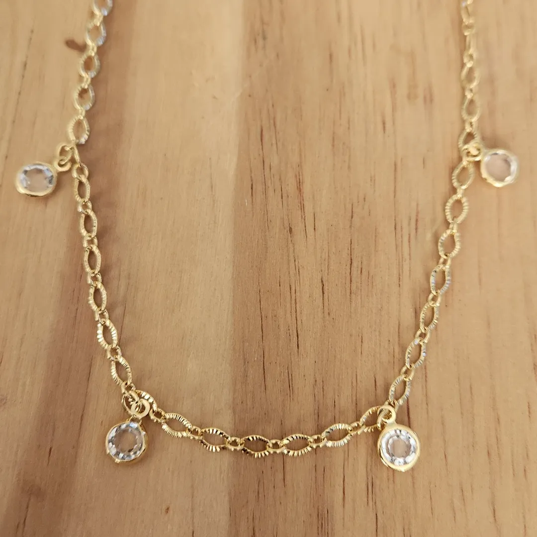 COLAR CHOCKER PONTOS DE LUZ CRISTAL