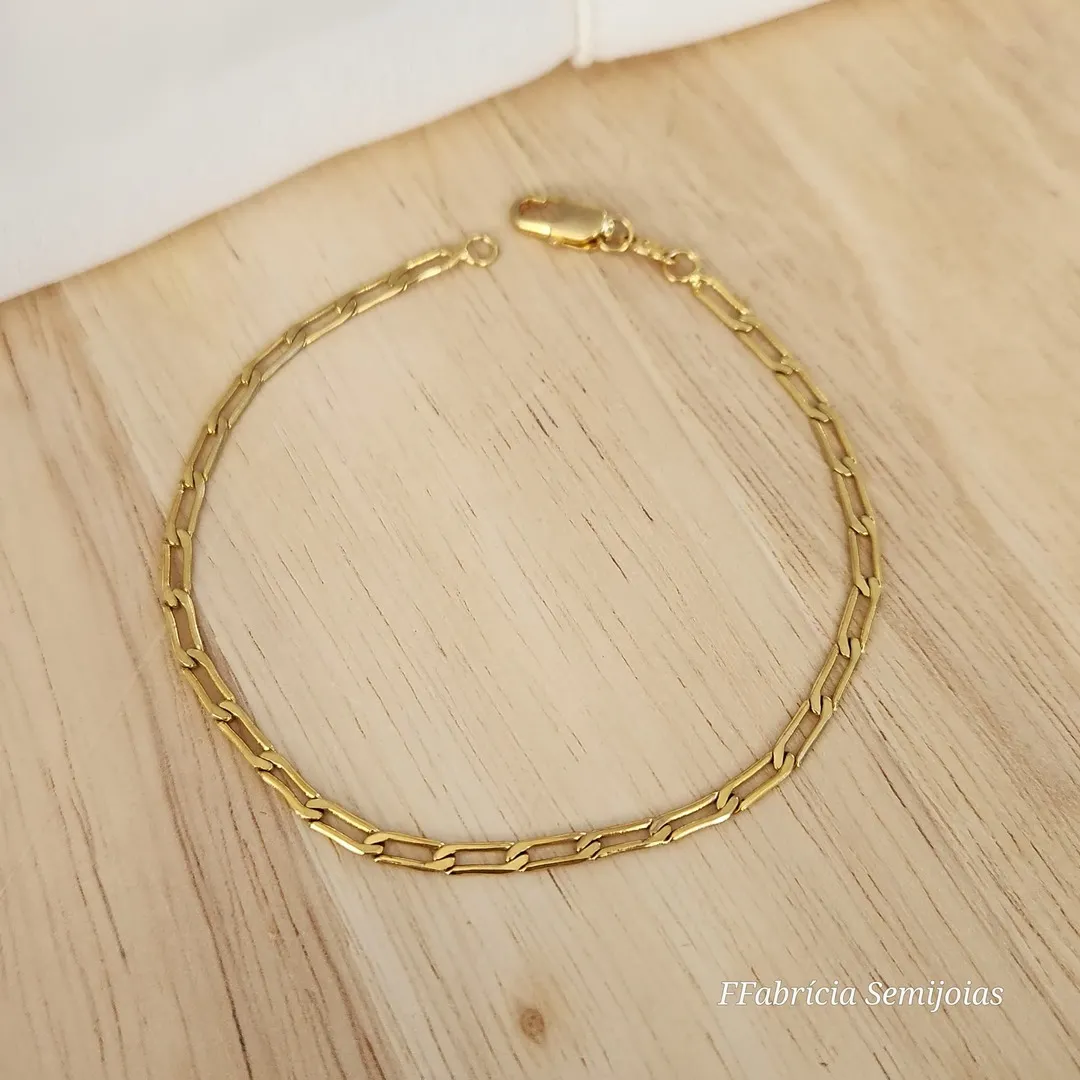 PULSEIRA DOURADA MASCULINA