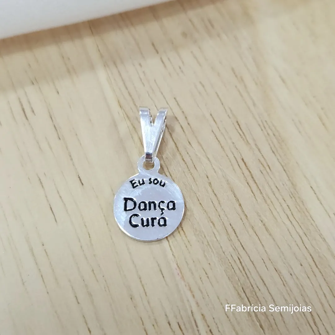 PINGENTE MANDALA EU SOU DANÇA CURA P-1CM